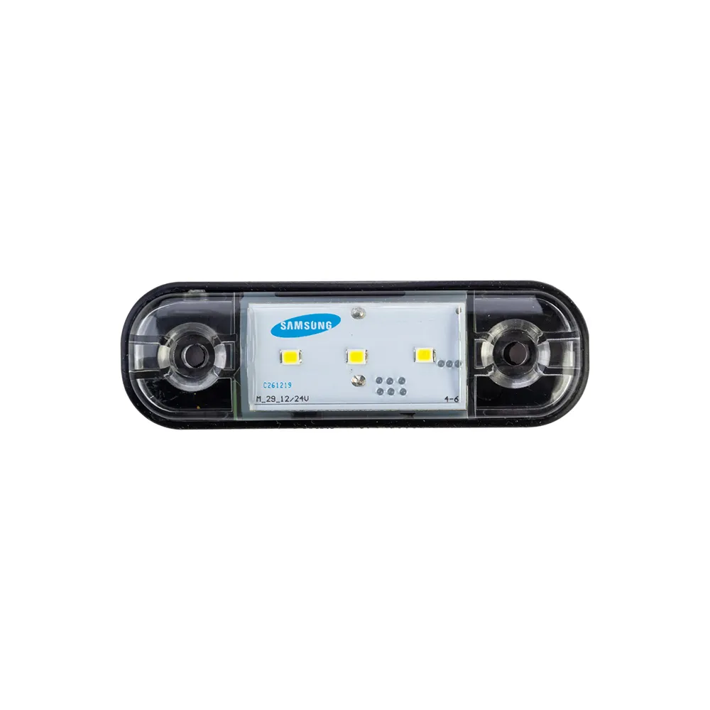 Фонарь габаритный маркерный (3LED, белый, 12/24V) SAMSUNG 160-01 — фото 1