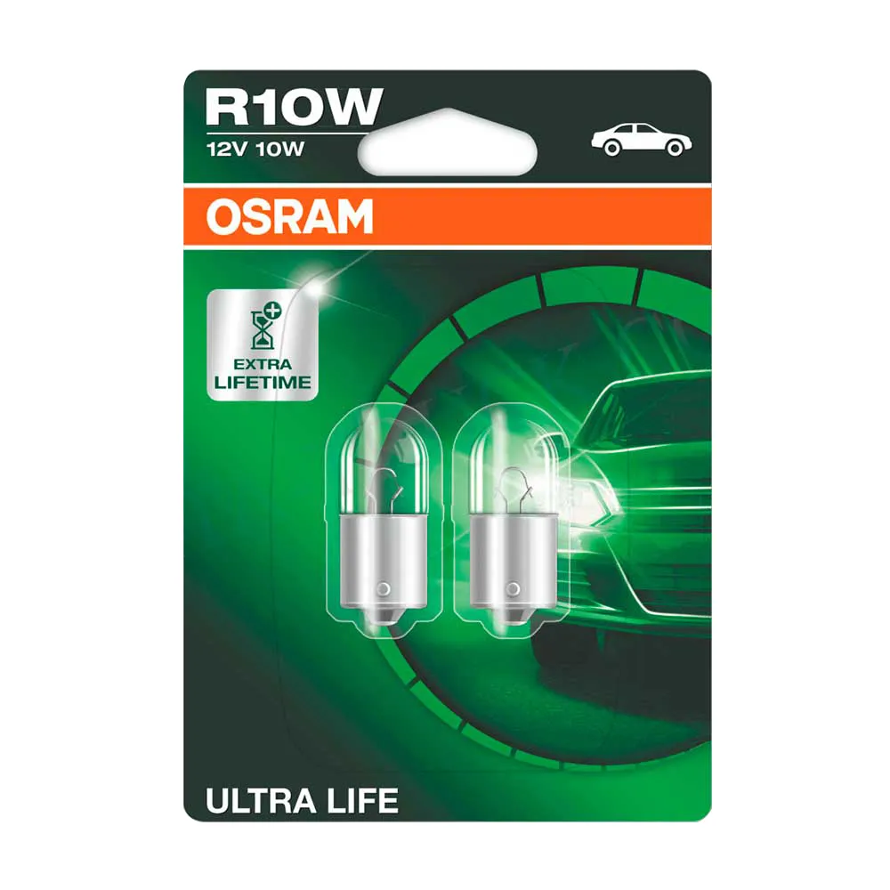 Лампа OSRAM 5008-02B R10W 12V-10W (BA15s) (комп. 2шт) — фото 1