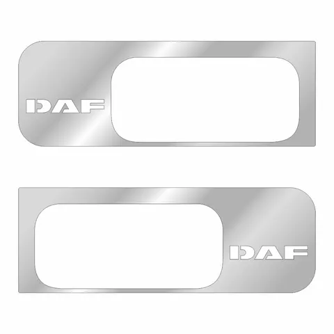 Накладки из нержавеющей стали на ручки дверей DAF 106 NKN-130
