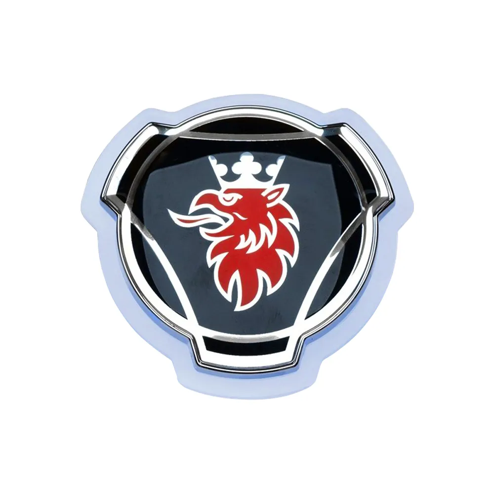 Эмблема SCANIA на капот с белой LED подсветкой — фото 1