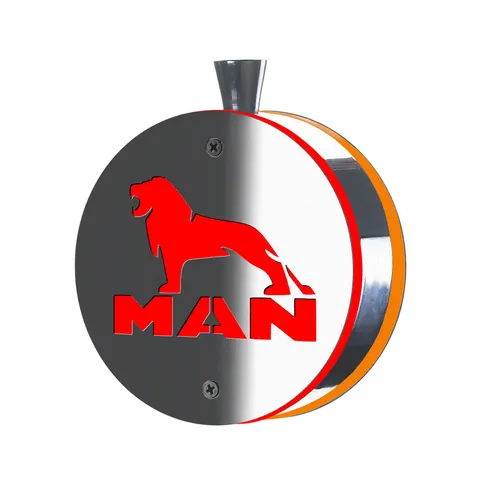 Фонарь под зеркало MAN (LED, нерж., комп. 2 шт)