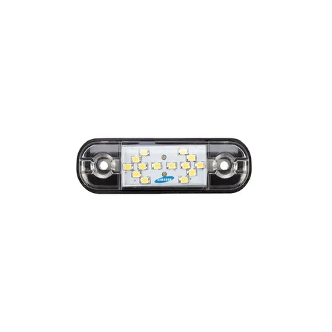 Фонарь габаритный белый "Стрелка" (14LED, 12/24V) 160-00