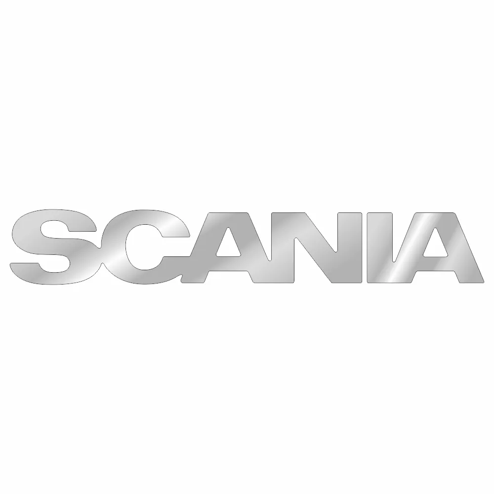 Накладки из нержавеющей стали на буквы SCANIA 6 серии NKN-20 — фото 1