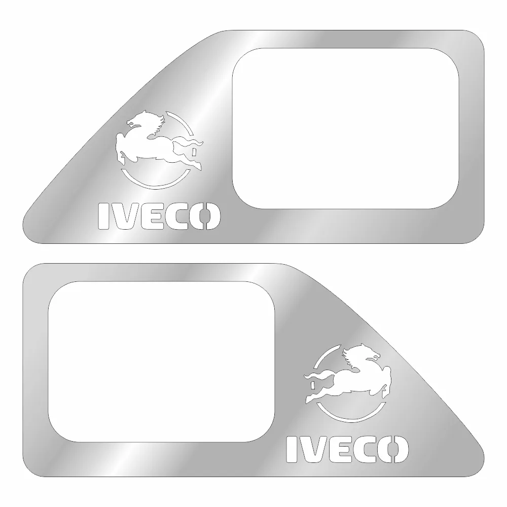 Накладки из нержавеющей стали на ручки дверей IVECO EUROCARGO (стар.) NKN-121 — фото 1
