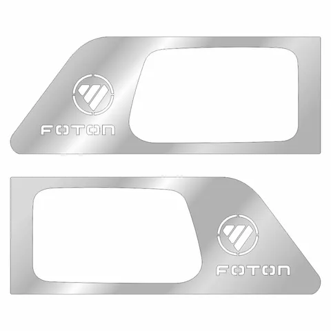 Накладки из нержавеющей стали на ручки дверей FOTON AUMAN (460) NKN-134