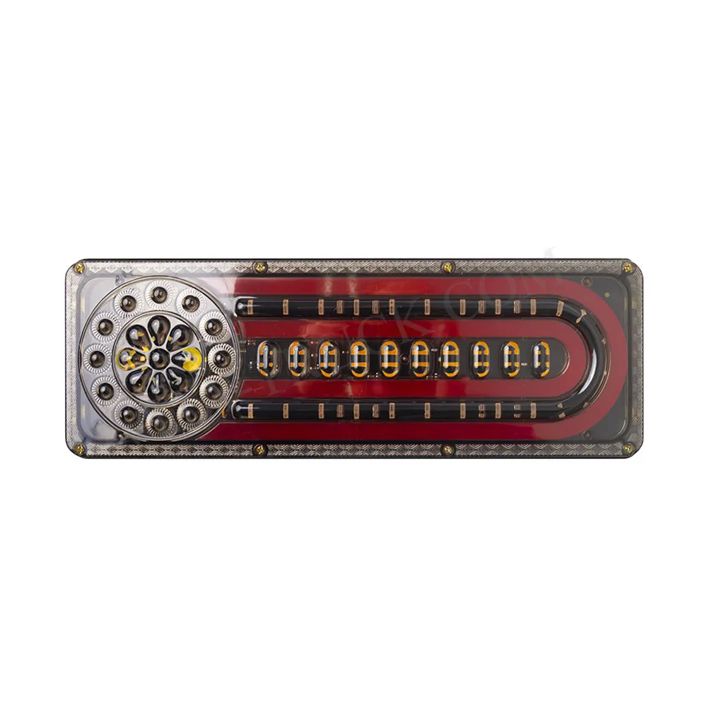 Фонарь задний универсальный №6 (бегущий поворот) L=41см, 12-24V (комп. 2шт) — фото 1