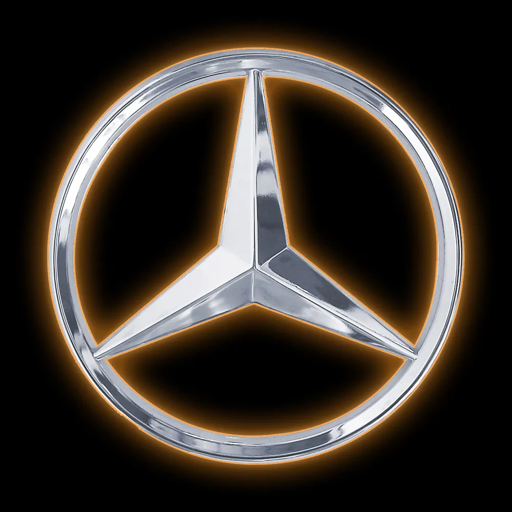 Светодиодная вставка под эмблему MERCEDES ACTROS MP4 (Ø335мм) — фото 1
