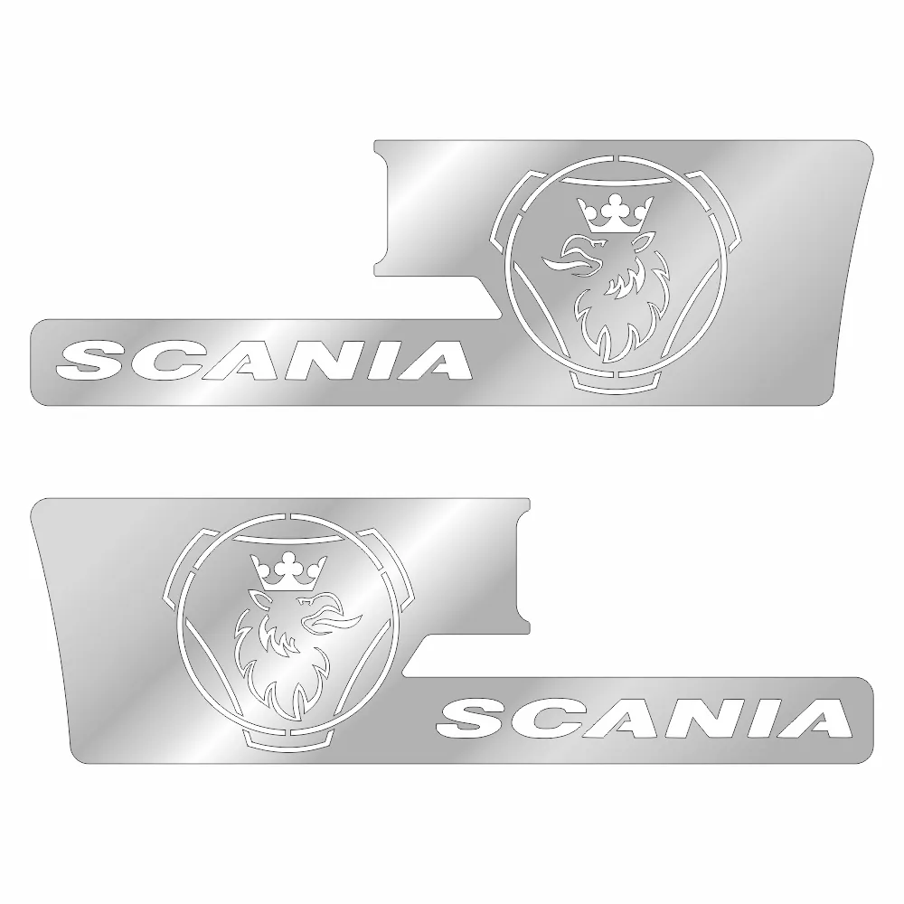 Накладки из нержавеющей стали на поворотники SCANIA NKN-27 — фото 1
