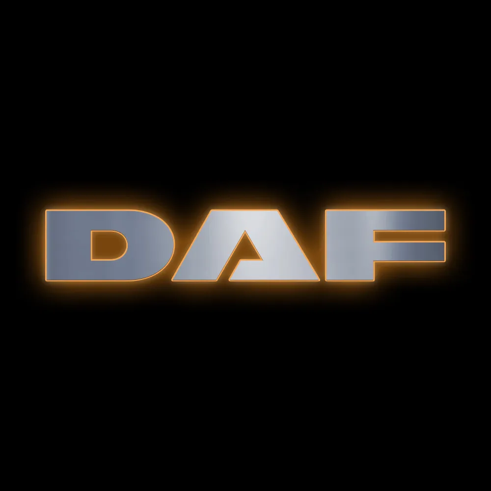 Светодиодная надпись-логотип для грузовиков DAF 106 (535х90мм) — фото 1