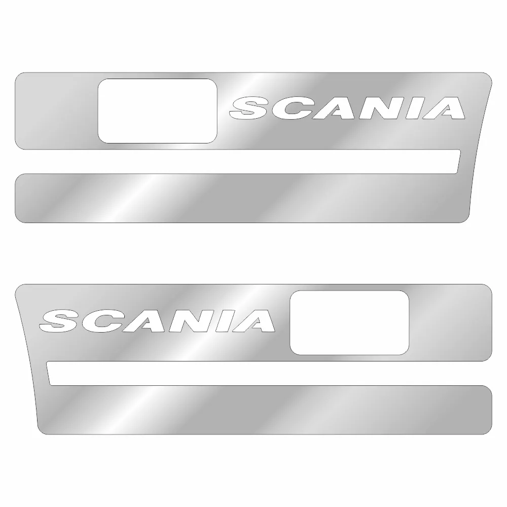 Накладки из нержавеющей стали на подножки SCANIA NKN-29 — фото 1