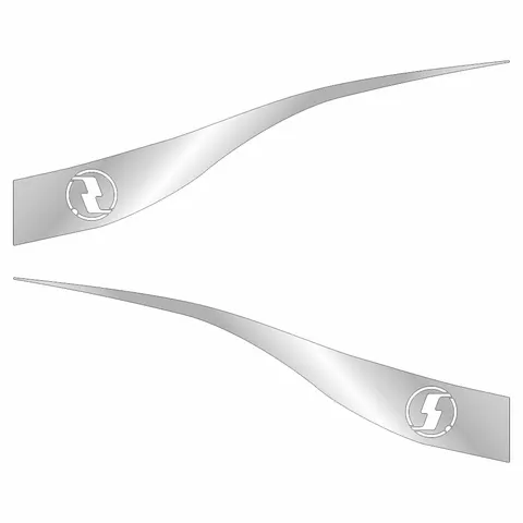 Накладки из нержавеющей стали на двери SHACMAN X6000 NKN-174