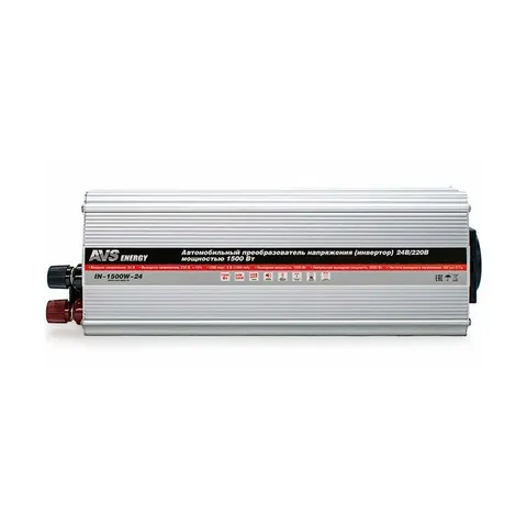 Инвертор 24/220V AVS IN-1500W-24 AVS