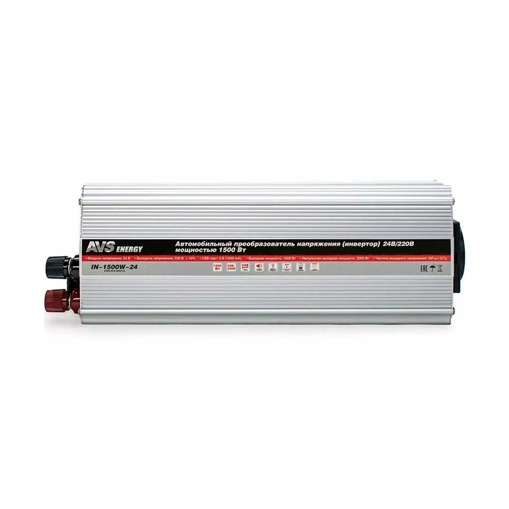 Инвертор 24/220V AVS IN-1500W-24 AVS — фото 1