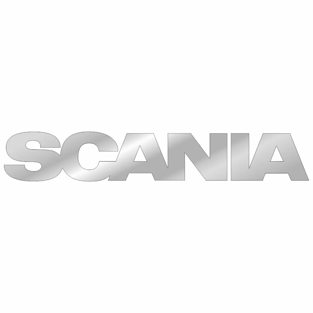 Накладки из нержавеющей стали на буквы SCANIA 4 серии NKN-151 — фото 1
